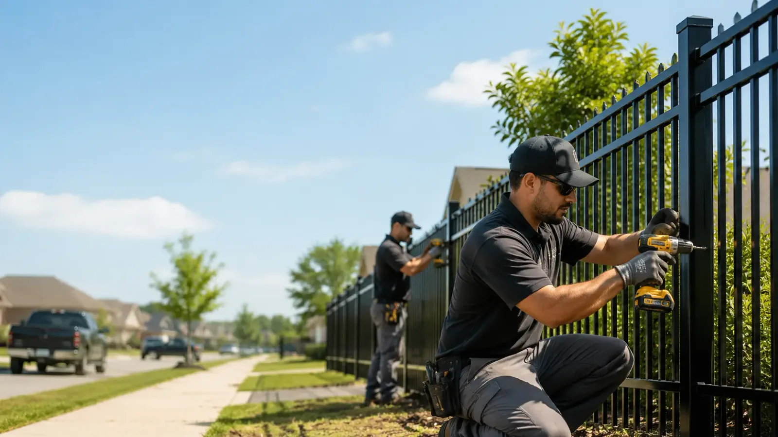 Metal Fence Installation in New Burnside, IL